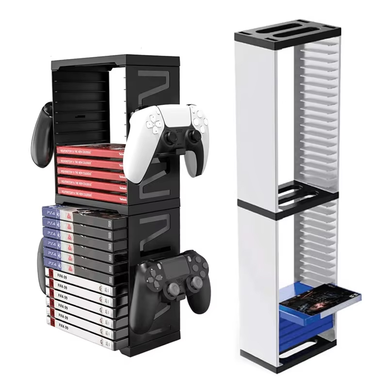Gaming Console Cabinet - Game Disc Storage Tower for PS5