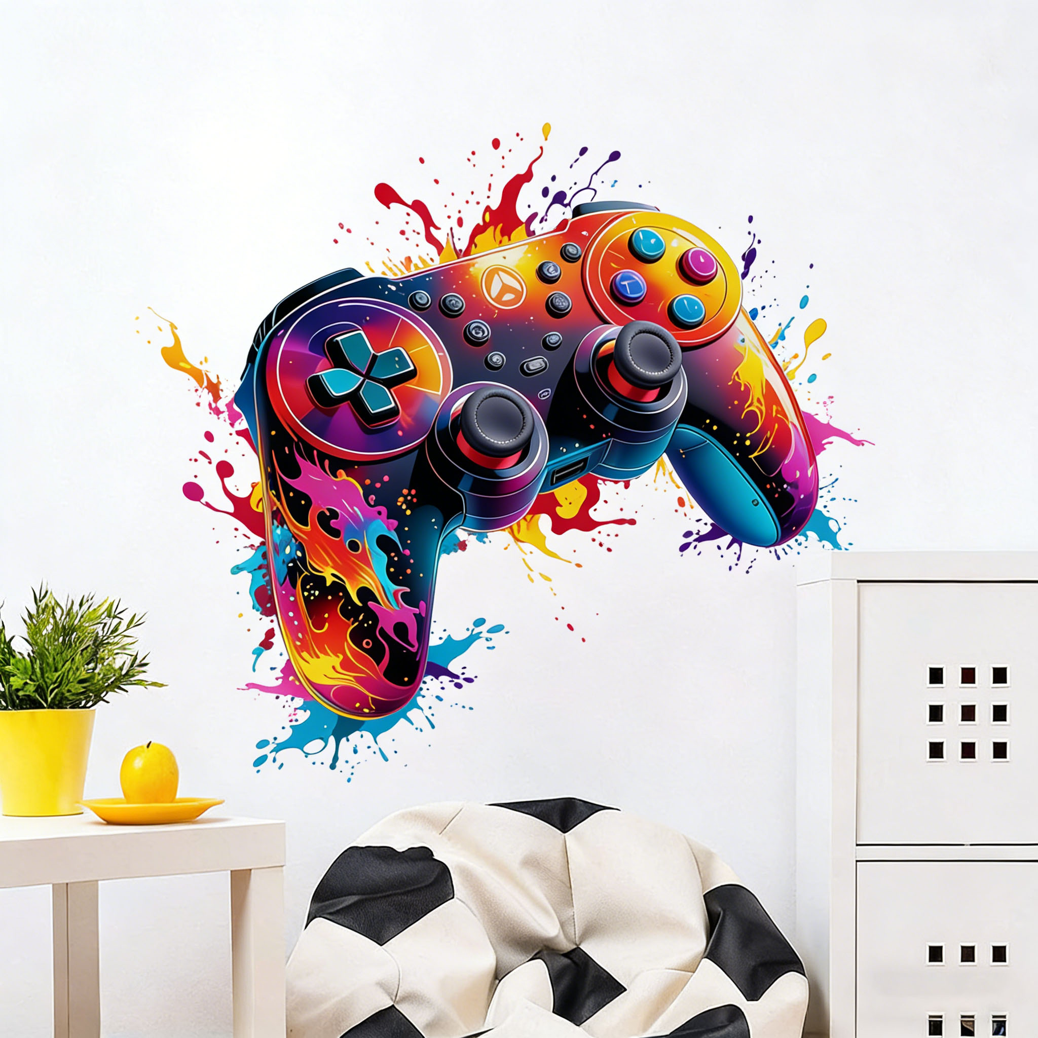 Red Flame Game Controller Wall - огляд і ціна Gaming Console Cabinet