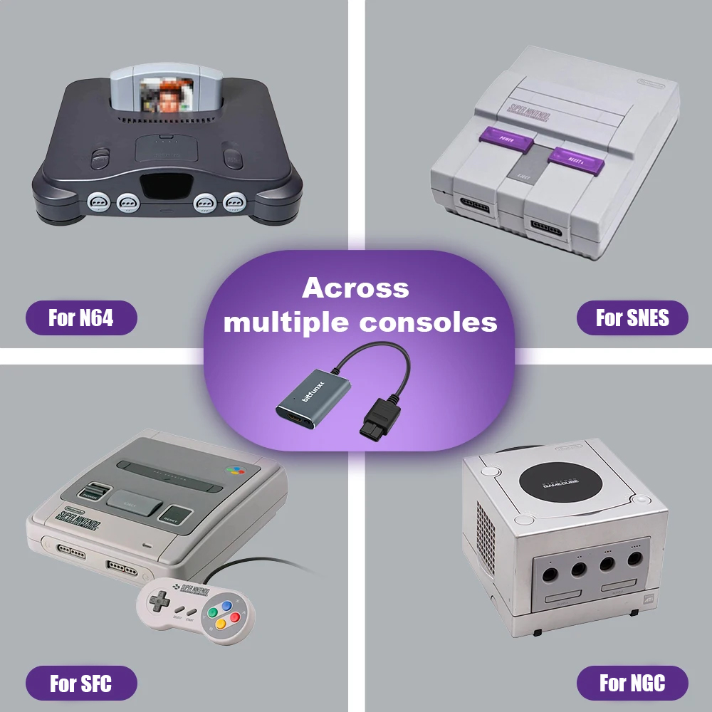 Bitfunx 720P Svideo / AV To HD - огляд і ціна Gaming Console All In One