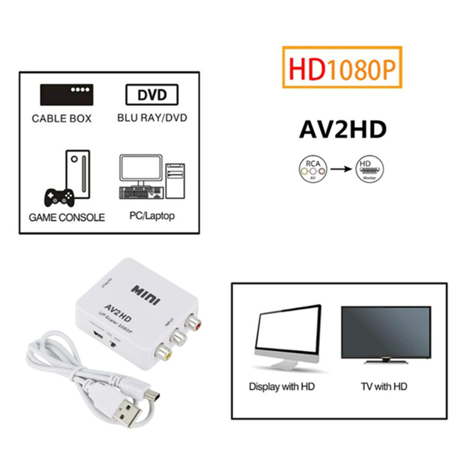 HDTV Converter Box RCA AV CVBS - огляд і ціна Gaming Console All In One