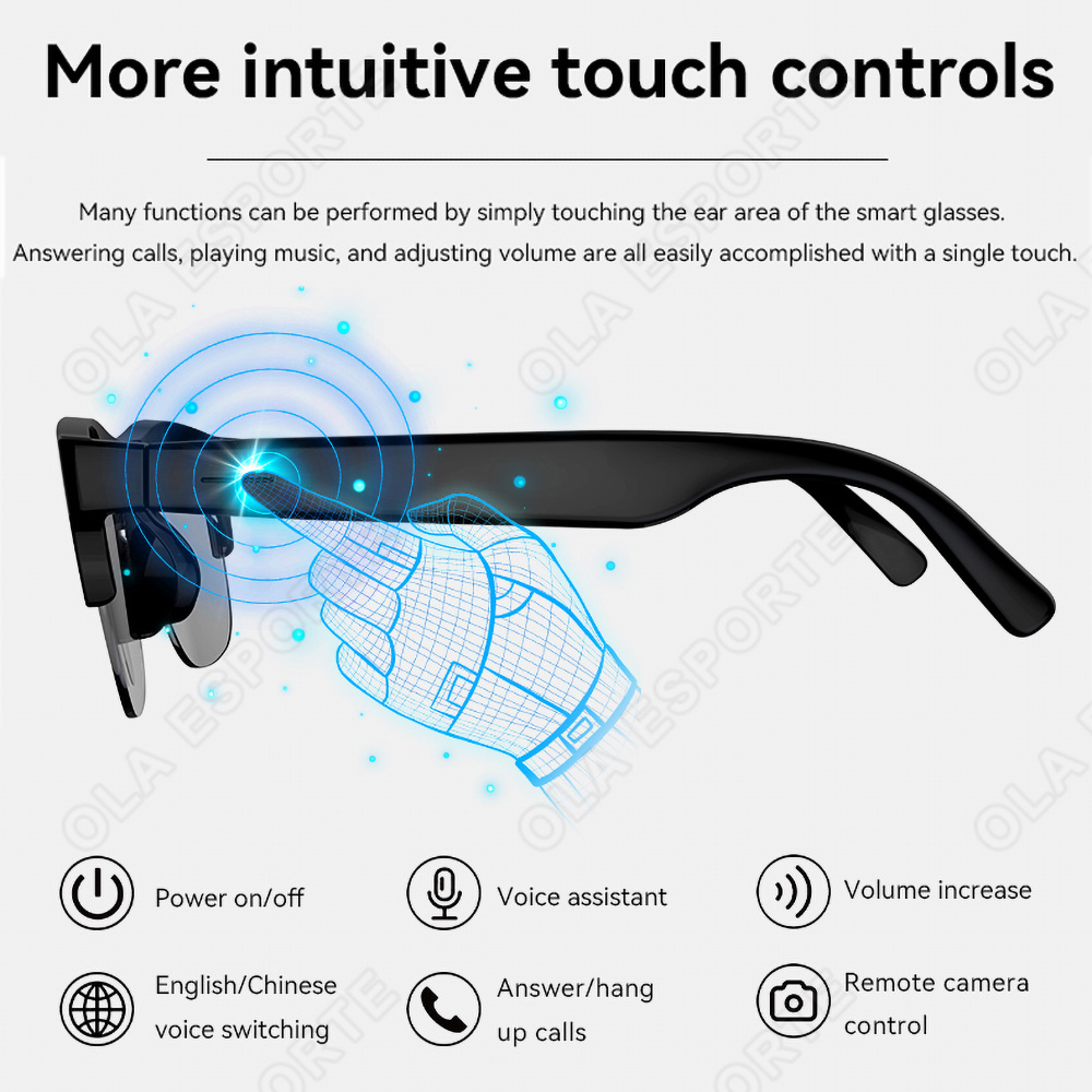 NEW Smart Glasses V5.3 Bluetoo - огляд і ціна Gaming Glasses Uv
