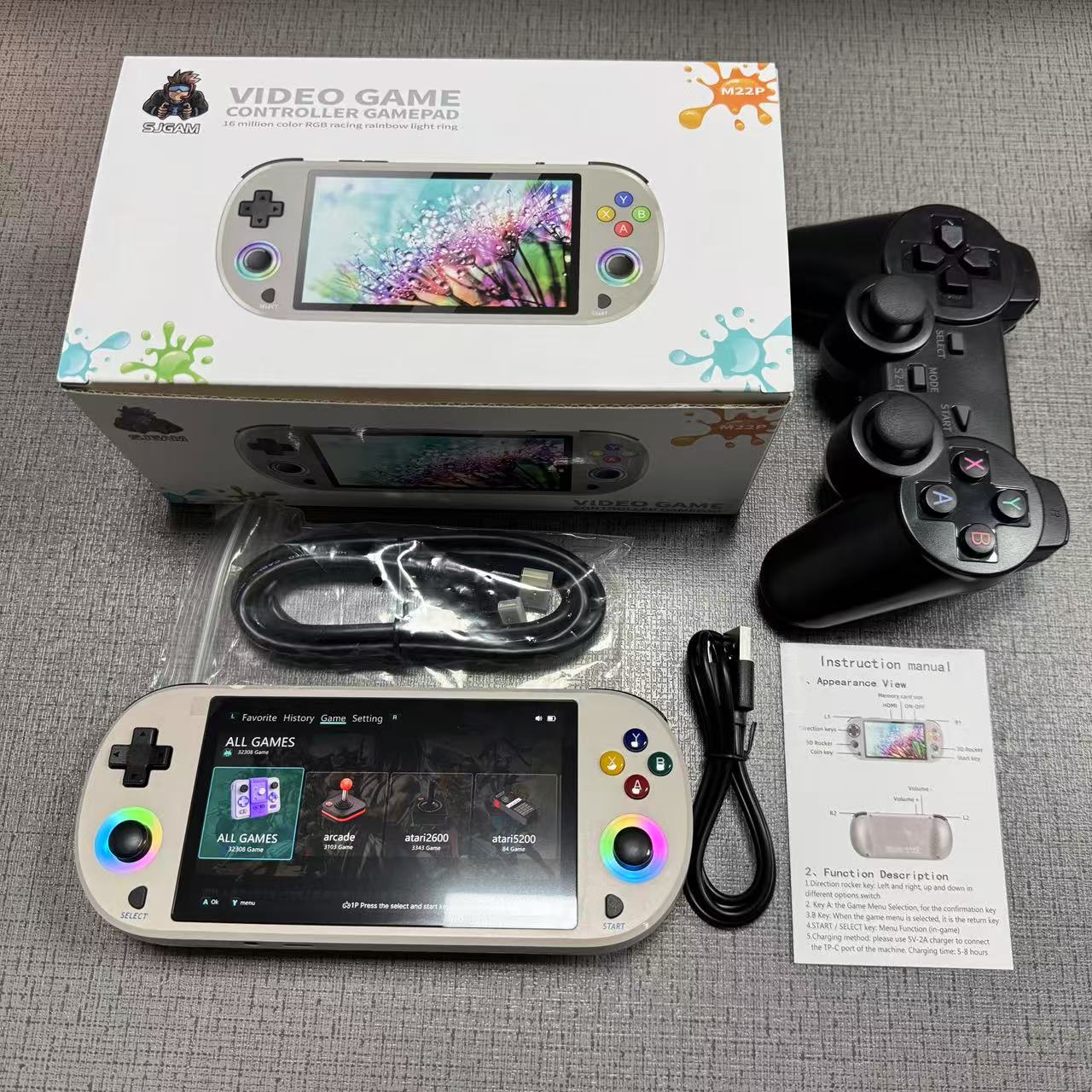 New 128GB M22 Pro Portable Poc - огляд і ціна Gaming Console G90