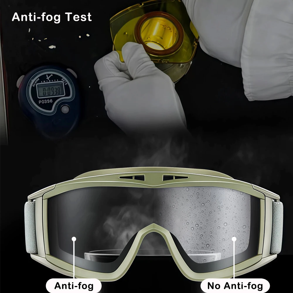 Tactical Goggles 3 Lens Impact - огляд і ціна Gaming Glasses Uv