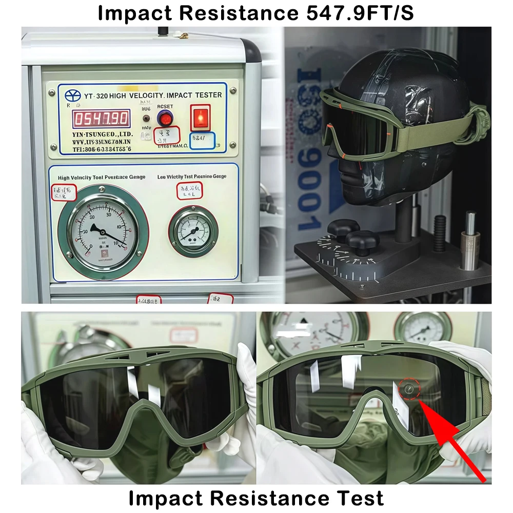 Tactical Goggles 3 Lens Impact - огляд і ціна Gaming Glasses Uv