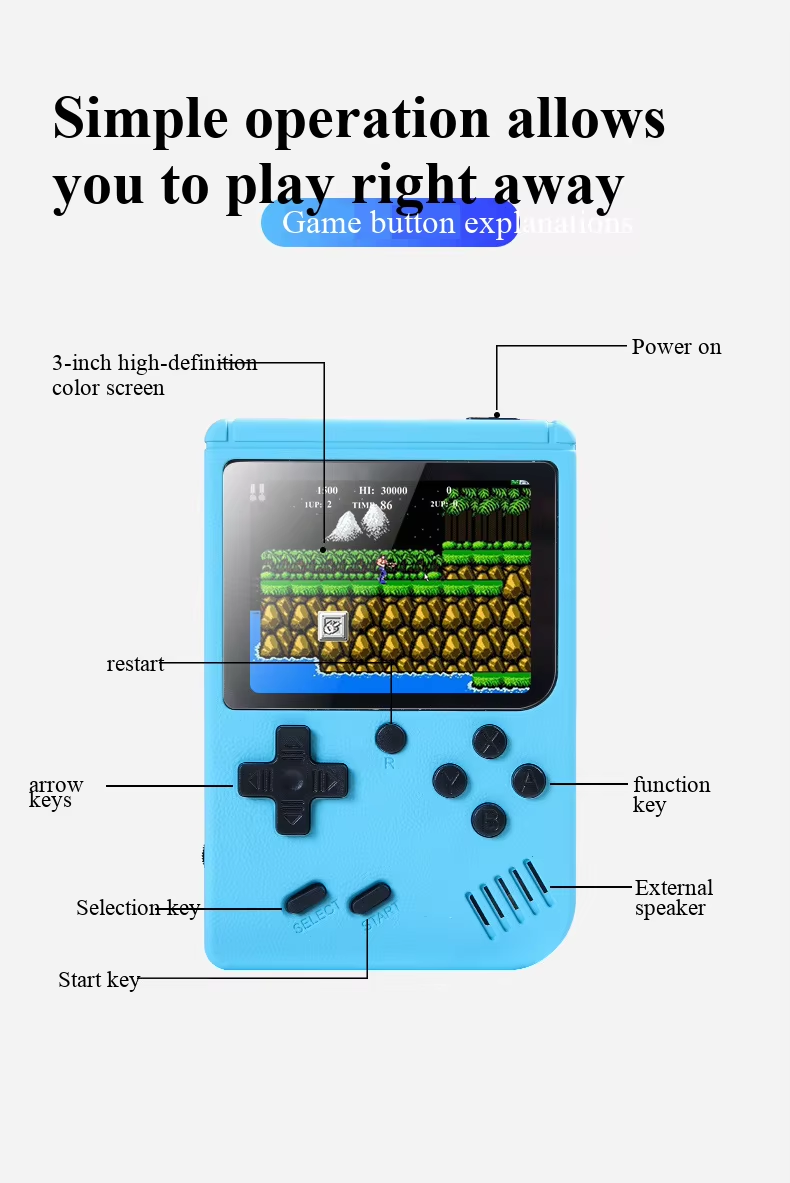 400 In 1 MINI Games Handheld G - огляд і ціна Gaming Console All In One