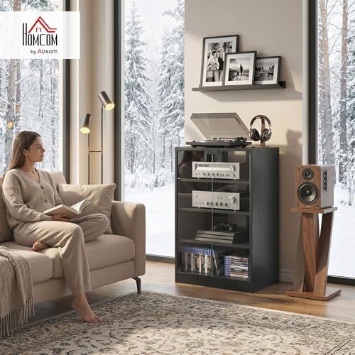 Media Cabinet, 4-Tier Stereo C - огляд і ціна Gaming Console Cabinet
