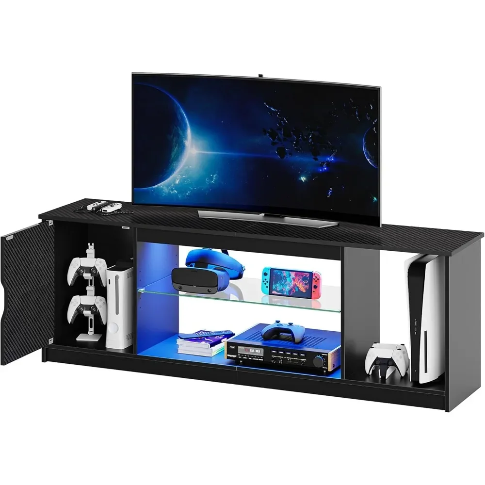 Bestier Led Entertainment Cent - огляд і ціна Gaming Console Cabinet