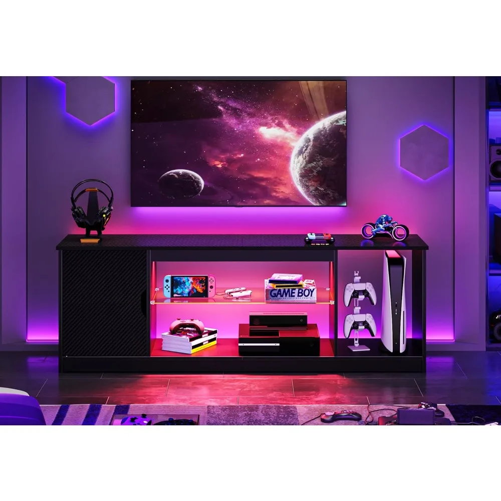 Bestier Led Entertainment Cent - огляд і ціна Gaming Console Cabinet
