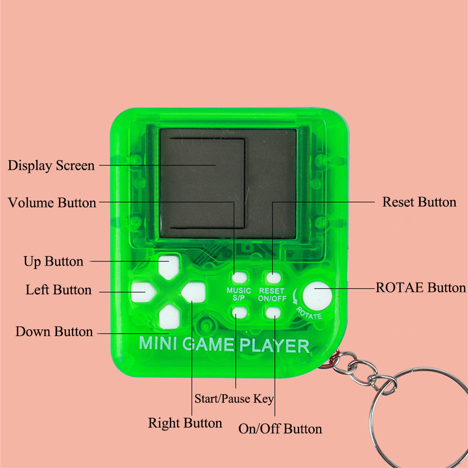 GAMINJA Retro Mini Handheld Ga - огляд і ціна Gaming Console 4 Year Old