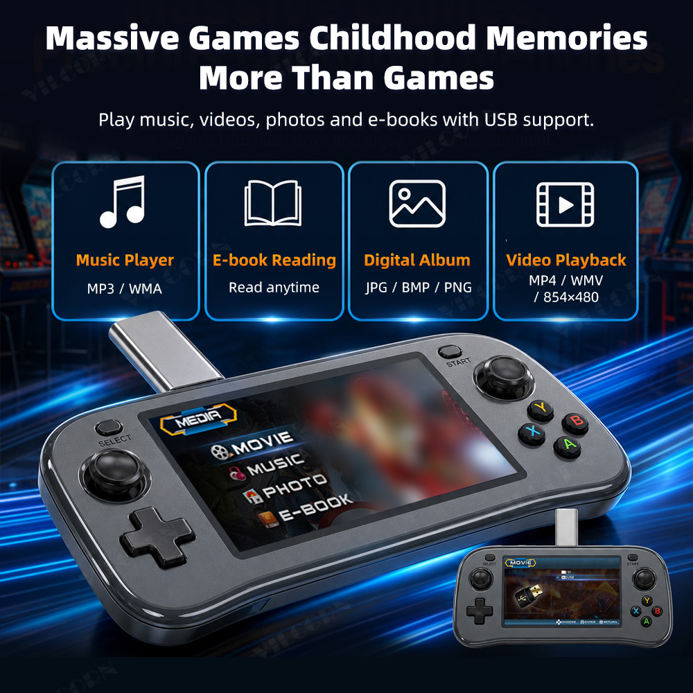 SF3100 Retro Handheld Game Con - огляд і ціна Gaming Console G90