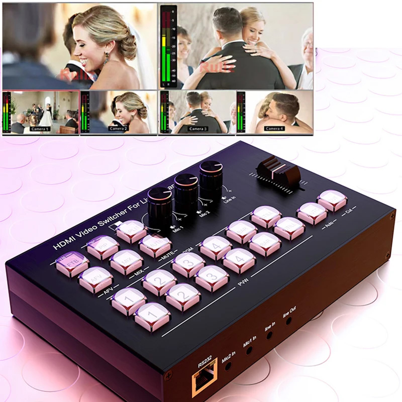 4K Video Mixer Switcher 4 CH H - огляд і ціна Gaming Console All In One