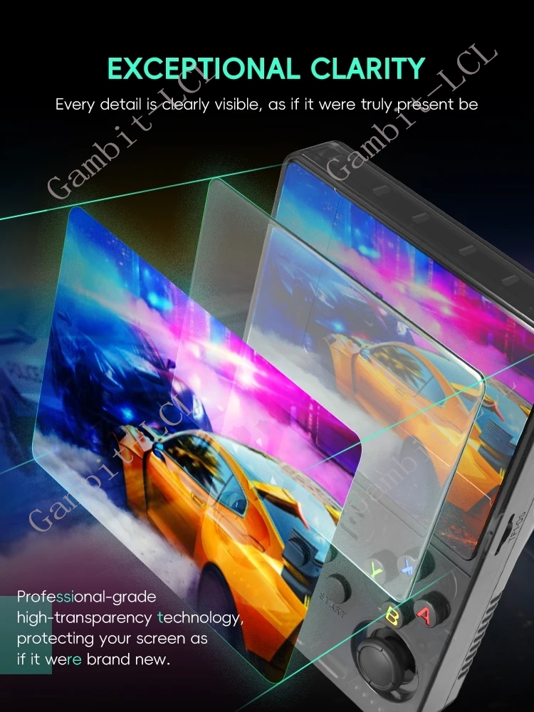 2-4PCS 9H HD Tempered Glass Fo - огляд і ціна Gaming Console Anbernic