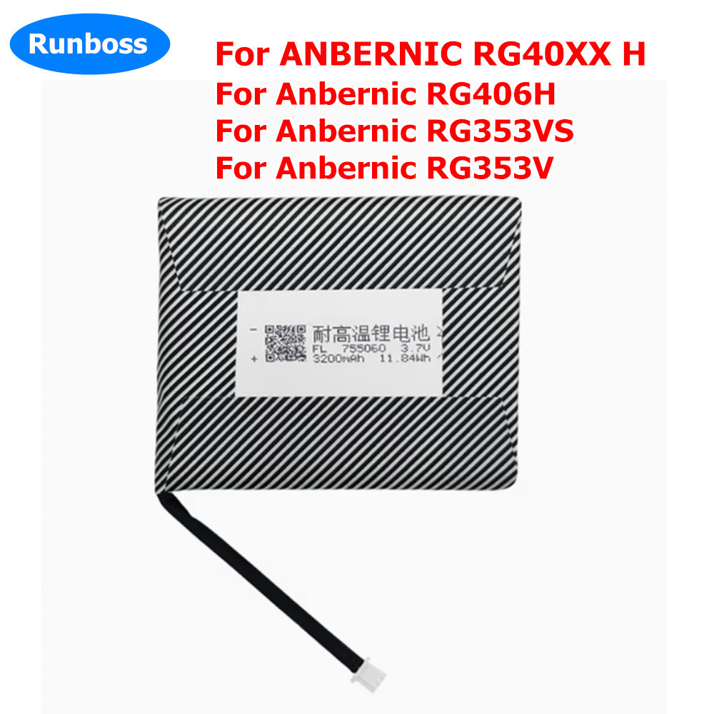 New 3.7V 3200mAh 755060 Li-Plo - огляд і ціна Gaming Console Anbernic